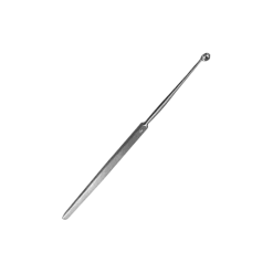 Curette dermatologique fine pleine en inox Devaset - 16 cm
