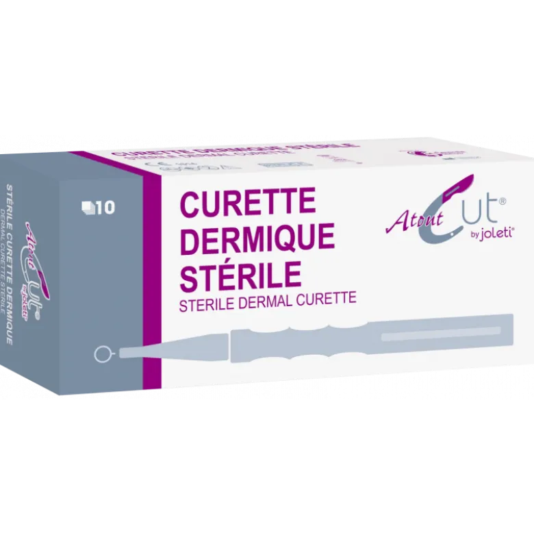 Curette dermatologique stérile à usage unique (boite de 10)