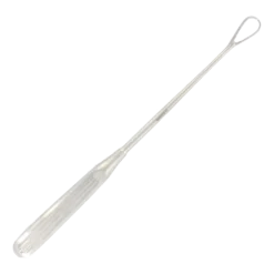 Curette utérine Sims pointue en inox - 26 cm