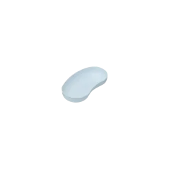 Cuvette haricot réutilisable en polypropylène blanc