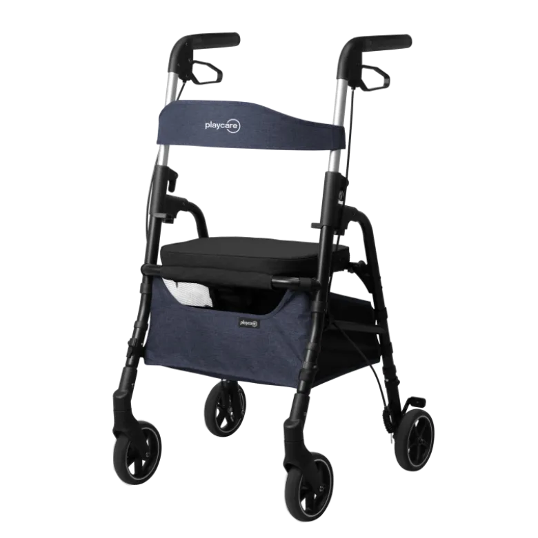 Déambulateur Rollator pliant 4 roues PlayCare W04