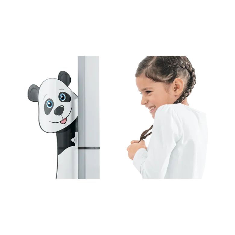 Décor de colonne panda pour pèse-personnes Seca