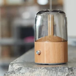 Diffuseur d’huiles essentielles en bois Lanaform Davy Mist