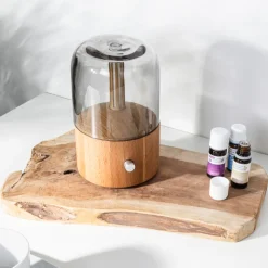 Diffuseur d’huiles essentielles en bois Lanaform Davy Mist
