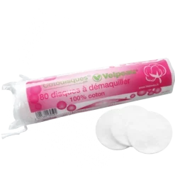 Disques de coton Cotodisques L&R Velpeau (sachet de 80)
