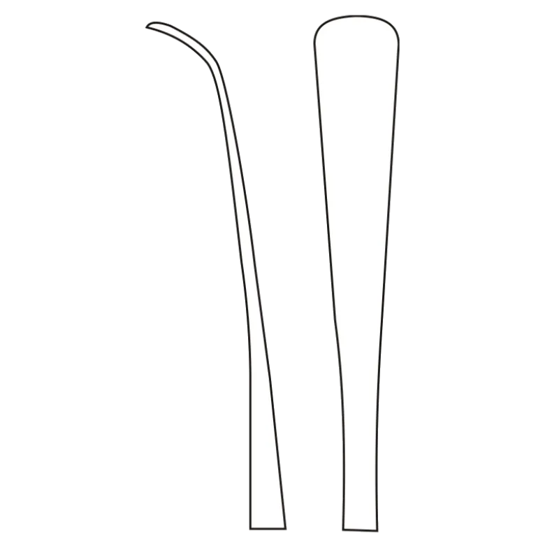 Dissecteur Nopa pour lifting facial courbé (23,5 cm)