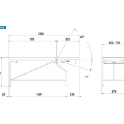 Divan d'examen fixe Promotal 118