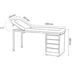 Divan d'examen fixe Vog Médical Moreuil