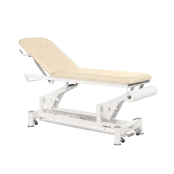 Divan d'examen électrique Ecopostural C5552 (1 moteur) - Coloris crème - Démonstration