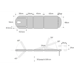Divan d'examen électrique Mobercas CE-0177-ABRPC (1 moteur)