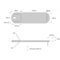 Divan d'examen électrique Mobercas CE-0157-ABR (1 moteur)