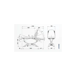 Divan d'examen électrique Promotal iQuest Lounge (2 moteurs)