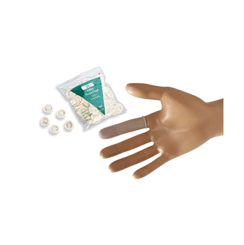 Doigtier 1 doigt roulés latex non poudrés non stériles (sachet de 100)