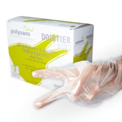 Doigtiers 2 doigts polyéthylène non poudrés stériles Polyactyl (boite de 50)