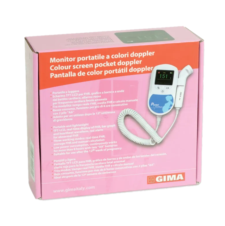 Doppler foetal et vasculaire Sonoline C écran couleur (avec sonde 2, 3 ou 8 Mhz )