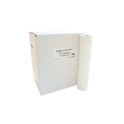 Draps d'examen ouate gaufrée One Ply (12 rouleaux)