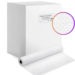 Draps d'examen ouate gaufrée One Ply (12 rouleaux)