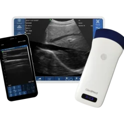 Echographe ultraportable connecté Wi-Fi ClediMed pour smartphone et tablette (couleur)
