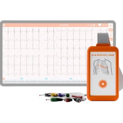 Electrocardiographe ECG Cardioline Touchecg HD+ Bluetooth (12 pistes) pour PC ou tablette Windows
