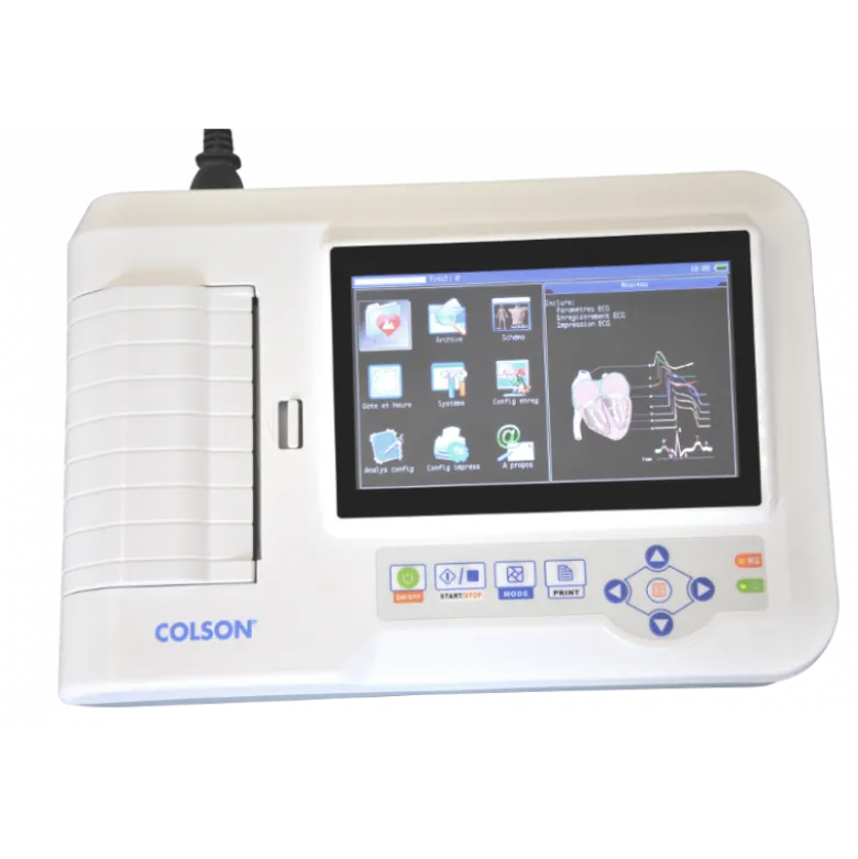 Electrocardiographe ECG Colson Cardi-6 (6 pistes) avec interprétation