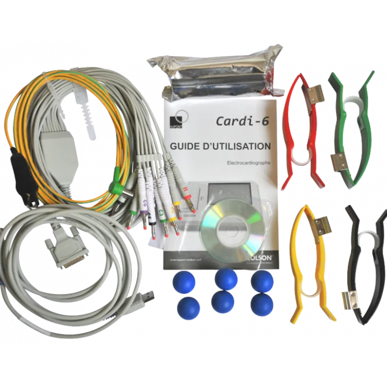 Electrocardiographe ECG Colson Cardi-6 (6 pistes) avec interprétation