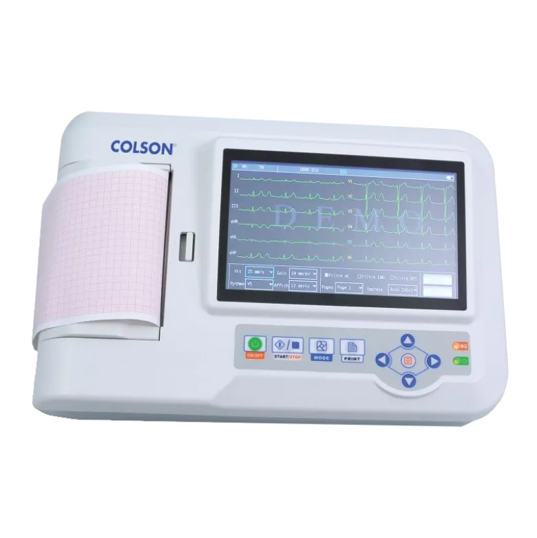 Electrocardiographe ECG Colson Cardi-6 (6 pistes) avec interprétation