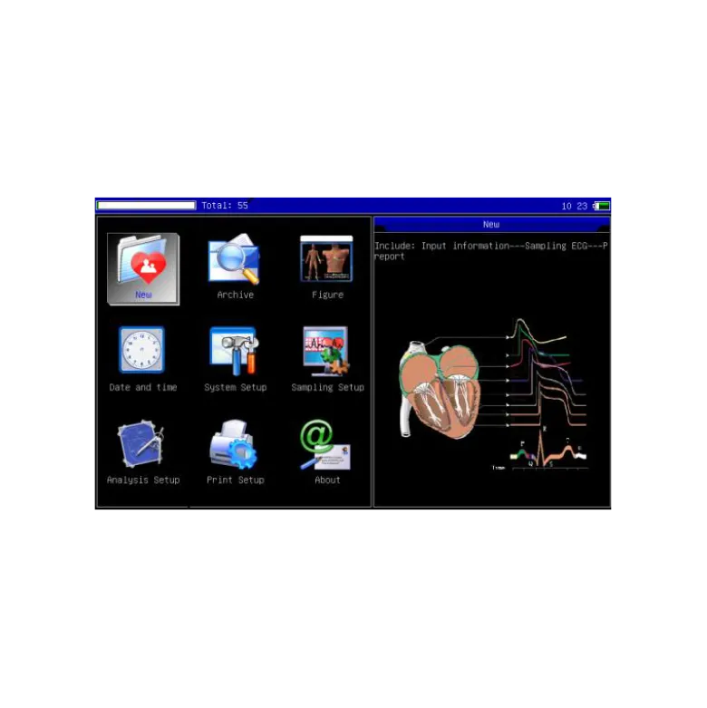 Electrocardiographe ECG Contec 600G (6 pistes) avec interprétation