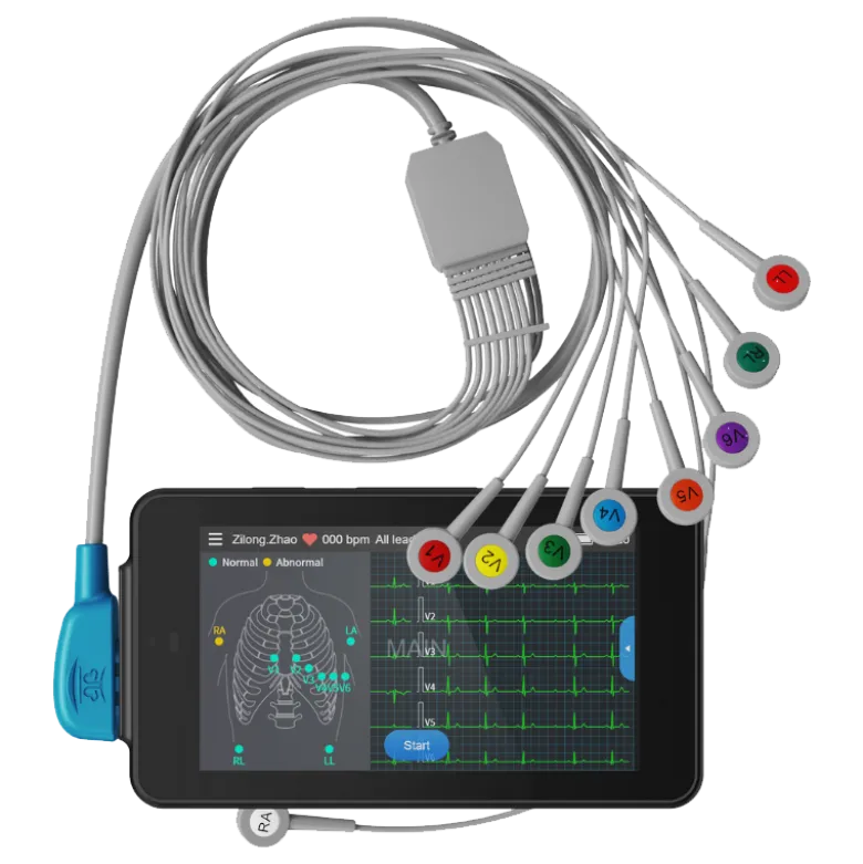Electrocardiographe ECG de poche Cardio One Mini avec interprétation