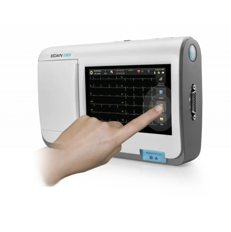 Electrocardiographe ECG Edan SE-301 (3 pistes) avec interprétation