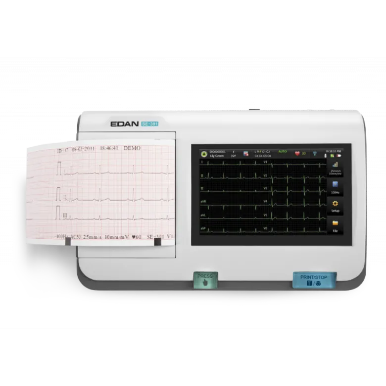 Electrocardiographe ECG Edan SE-301 (3 pistes) avec interprétation