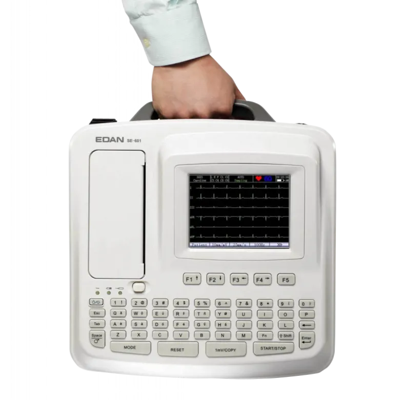 Electrocardiographe ECG Edan SE 601 C (6 pistes) avec interprétation