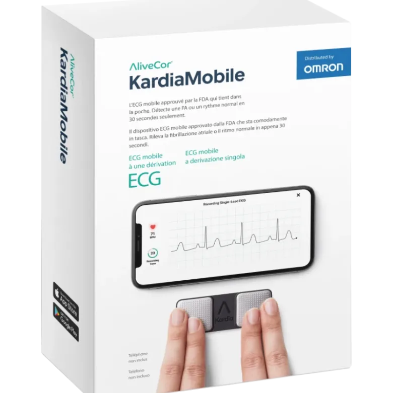 Electrocardiographe ECG KardiaMobile 1L Omron