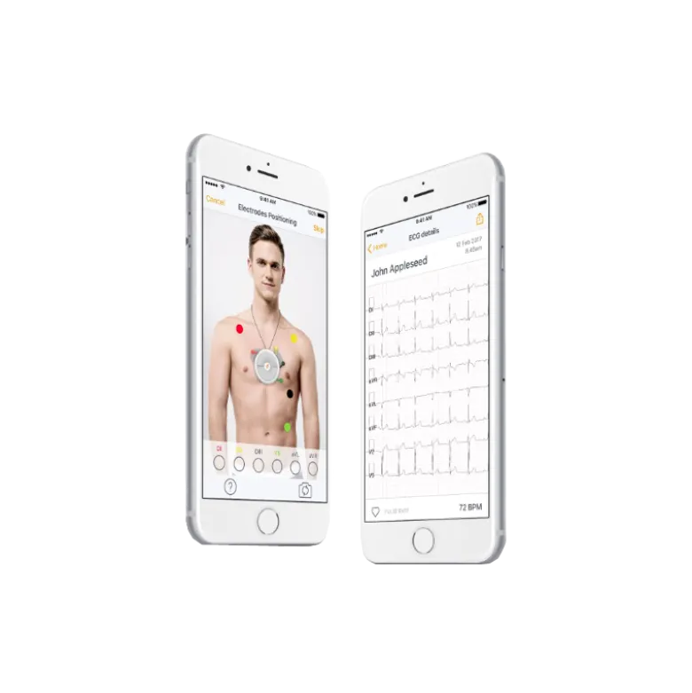 Electrocardiographe ECG portable D-Heart (8 / 12 pistes)