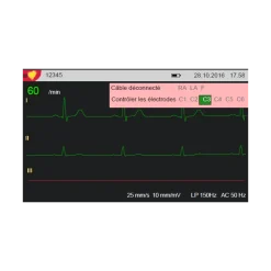 Electrocardiographe ECG Schiller AT1 G2 Cardiovit (3 pistes) avec interprétation