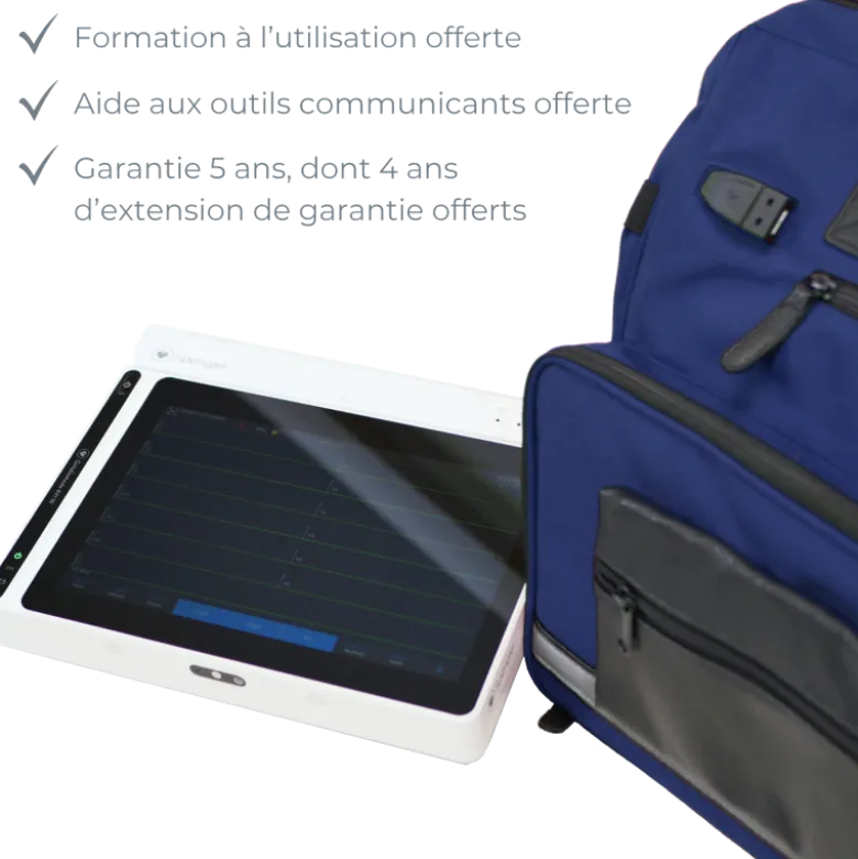 Electrocardiographe ECG Spengler Cardiomate EVI 10" (12 pistes) avec interprétation