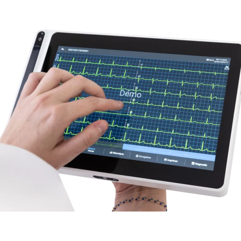 Electrocardiographe ECG Spengler Cardiomate EVI 10" (12 pistes) avec interprétation
