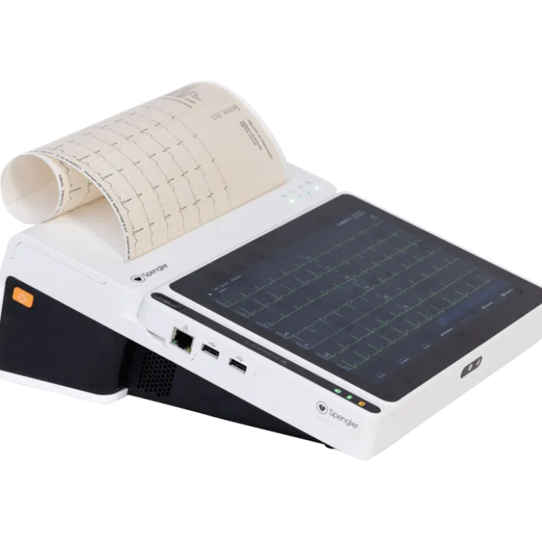 Electrocardiographe ECG Spengler Cardiomate EVI 10" (12 pistes) avec interprétation