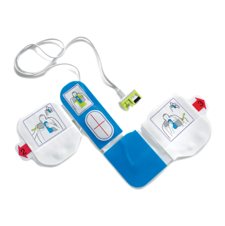 Electrode monobloc Zoll CPR-D-padz pour défibrillateur AED plus