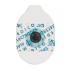 Electrodes ECG ovales à pression Medico 250960 - connecteur en carbone (lot de 1500)