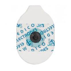 Electrodes ECG ovales à pression Medico 250960 - connecteur en carbone (lot de 1500)