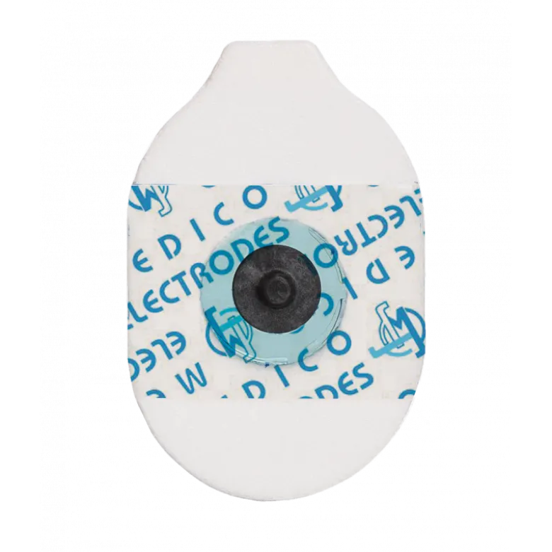 Electrodes ECG ovales à pression Medico 250960 - connecteur en carbone (lot de 1500)