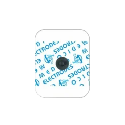 Electrodes ECG rectangulaires à pression Medico 250989 - connecteur en carbone (lot de 1800)