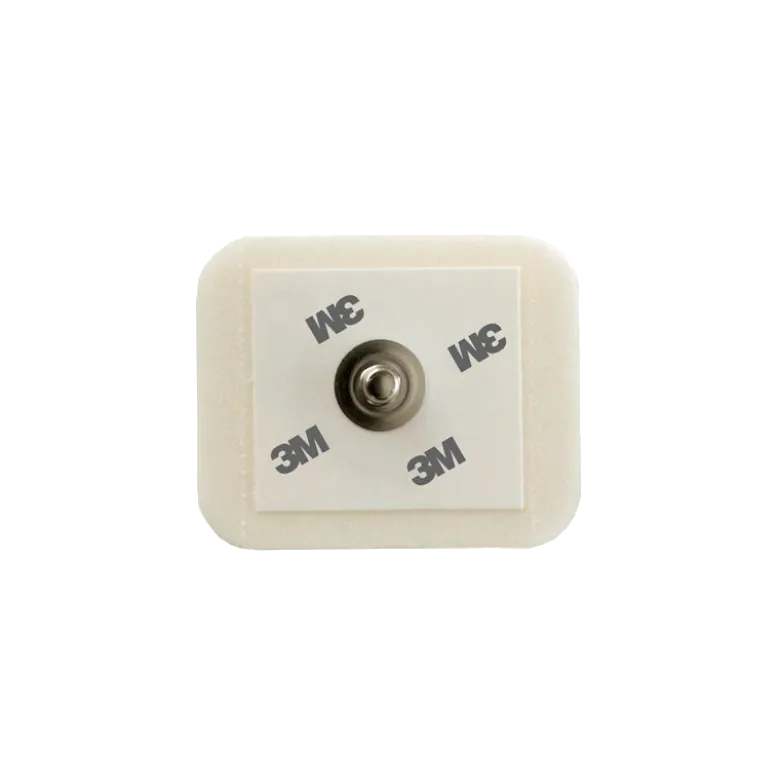 Electrodes ECG rectangulaires à pression Red Dot 2228 3M - connecteur en inox (lot de 1000)