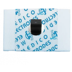 Electrodes ECG rectangulaires à pontet Medico 250965 - connecteur en acier inox (lot de 900)