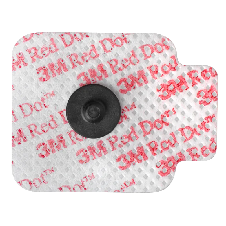 Electrodes ECG rectangulaires à pression 2660-5 Adhésif - connecteur en carbone (lot de 1000)