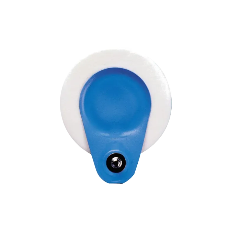 Electrodes ECG rondes à pression Blue Sensor R-00-S/25 Ambu - connecteur excentré en laiton (lot de 500)