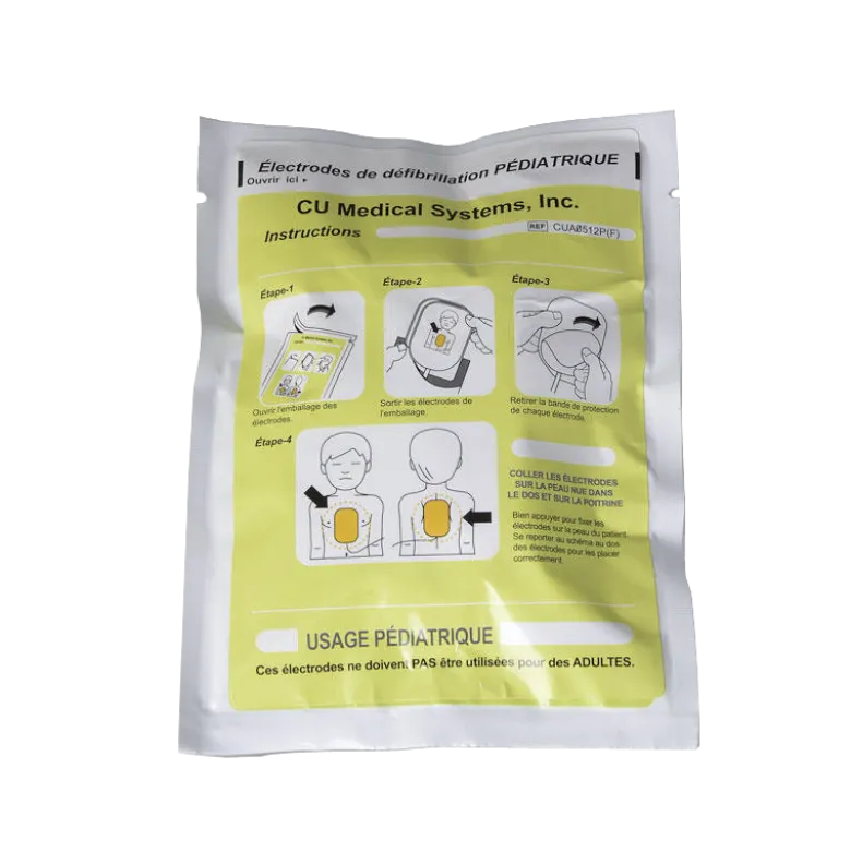 Electrodes enfants pour défibrillateur I-PAD (la paire)
