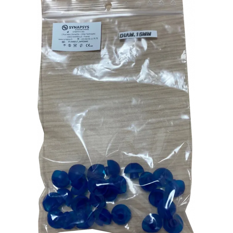 Embouts jetables pour tympanomètres Inventis forme champignon (boite de 25)