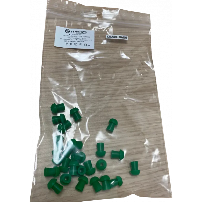 Embouts jetables pour tympanomètres Inventis forme champignon (boite de 25)