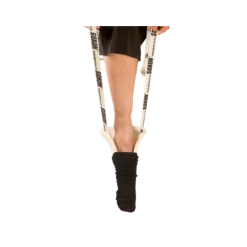Enfile bas ou chaussettes de contention en tissu bouclette douceur